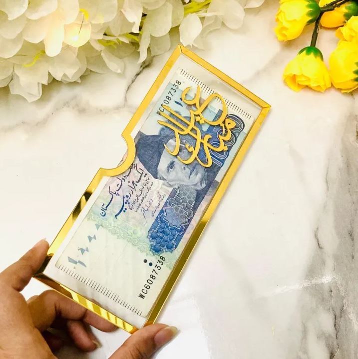 Customized Acrylic Eidi Envelope with Name